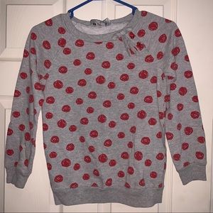 Polka spots girls’ sweater